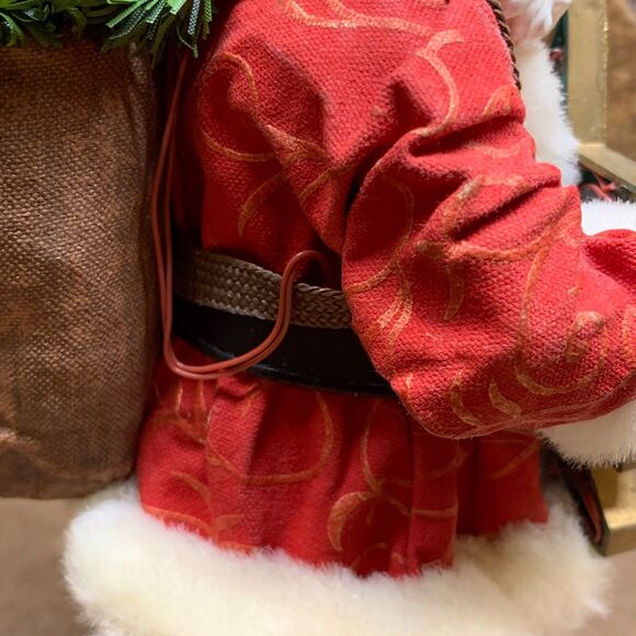 Vtg 1999 Clothtique Possible Dreams "2000" Musical New Year Santa with Tags Y2K - Picture 11 of 16